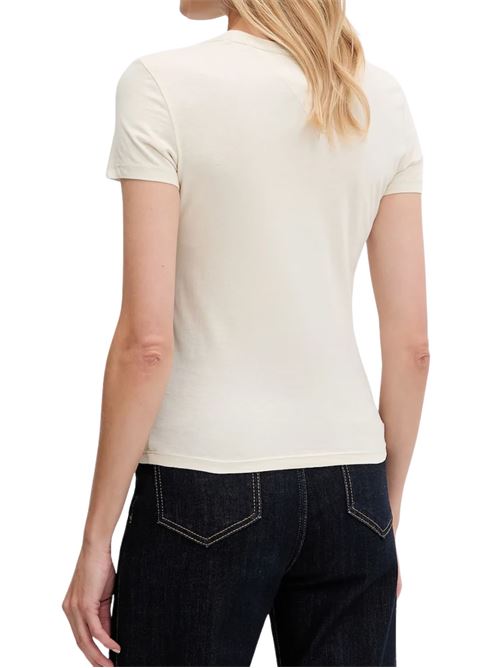 T-shirt panna in cotone Tommy Jeans | DW0DW20913YBL